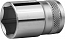 Торцовая головка KRAFTOOL "INDUSTRIE QUALITAT", Cr-V, FLANK, хромосатинированная, 1/2", 18 мм