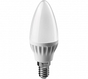 Лампа светодиодная LED 6вт E14 теплый матовая свеча ОНЛАЙТ (71628 ОLL-C37) ОНЛАЙТ 71628 ОLL-C37 