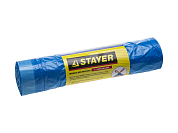 Мешки для мусора STAYER "Comfort" завязками, голубые, 30л, 20шт STAYER 39155-30 