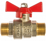 Кран шаровой 1/2' НН ручка бабочка BASE (VT.219.N.04) VALTEC VT.219.N.04 