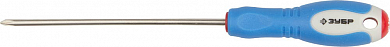 Отвертка ЗУБР, Cr-V сталь, трехкомпонентная рукоятка, цветовая индикация типа шлица, PH №0, 100мм от компании ПРОМАГ