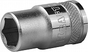 Торцовая головка KRAFTOOL "INDUSTRIE QUALITAT", Cr-V, FLANK, хромосатинированная, 1/2", 12 мм KRAFTOOL 27805-12_z01 