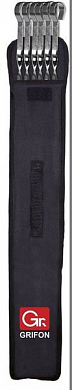 GRIFON Шампуры плоские в чехле 45 см 6 шт GRIFON 4607696000121 