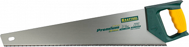 Ножовка KRAFTOOL"PRO" "PREMIUM",3-х гранный, закаленный зуб,двухкомп пластик ручка,для твердой древе от компании ПРОМАГ