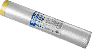 Пленка ЗУБР "ПРОФЕССИОНАЛ" защитная с клейкой лентой, HDPE, 10мкм, 2,1х20м ЗУБР 12250-210-20 