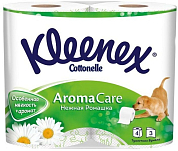 KLEENEX Туалетная бумага Нежная Ромашка трехслойная 4шт KLEENEX 5029053541600 