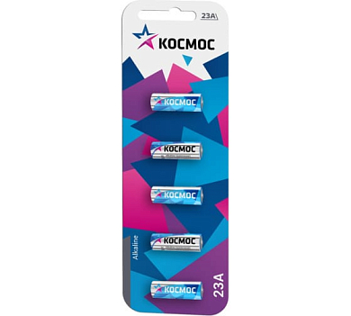Элемент питания 23А 12V Alkaline 5BL для автосигнализации Космос  795131 