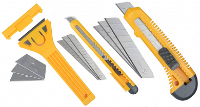 Набор STAYER Ножи и скребки "STANDARD" для ремонта, 6 предметов от компании ПРОМАГ