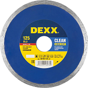 Алмазный диск 125х22,2мм / S-5мм DEXX влажная резка, сплошной, для УШМ DEXX 36703-125_z01 