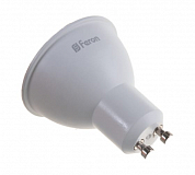 Лампа светодиодная LED 7вт 230в G5.3 теплая (LB-26 80LED) FERON LB-26 80LEDт 
