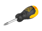Отвертка JCB, хромомолибденовая сталь S2, двухкомпонентная рукоятка, магнитный наконечник, PZ №2х40м от компании ПРОМАГ
