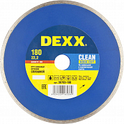 Алмазный диск 180х22,2мм / S-5мм DEXX, сплошной, для УШМ DEXX 36703-180 
