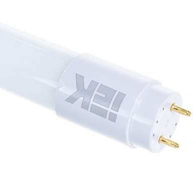 Лампа светодиодная LED 18вт G13 дневной установка возможна после демонтажа ПРА ECO IEK LLE-T8-18-230-65-G13 