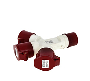Розетка трехлучевая 1013-214 3Р+РЕ 16А 380В IP44 EKF ps-1013-214-16-380 