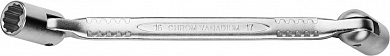 Ключ KRAFTOOL шарнирный двухсторонний, Cr-V, 8х9мм от компании ПРОМАГ