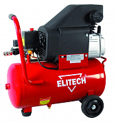 ELITECH Компр.коакс.,мас,24л,вх.198л/м,8бар,1.5кВт,25кг,5инстр.  КПМ 200/24+5К 