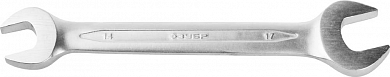 Ключ ЗУБР "ПРОФИ" гаечный рожковый, Cr-V сталь, хромированный, 14х17мм от компании ПРОМАГ
