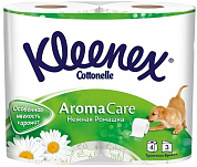 KLEENEX Туалетная бумага Нежная Ромашка трехслойная 4шт KLEENEX 5029053541600 