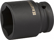 Торцовая головка KRAFTOOL "INDUSTRIE QUALITAT" ударная (3/4"), FLANK, Cr-Mo, фосфатированная, 32 мм KRAFTOOL 27945-32_z01 