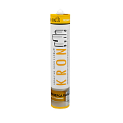 Герметик силиконовый Kronbuild 280мл, белый, универсальный KRONBUILD ЦБ-00000112 