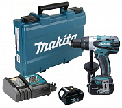 Makita Дрель ак,18В,2х3АчLi-ion,БЗП-13мм,0-400\2000об\м,91\58Нм,2.3кг,чем,мет редук./DDF 458RFE заказать на isnab.ru