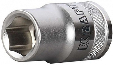 Торцовая головка KRAFTOOL "INDUSTRIE QUALITAT", Cr-V, FLANK, хромосатинированная, 1/2", 23 мм KRAFTOOL 27805-23_z01 