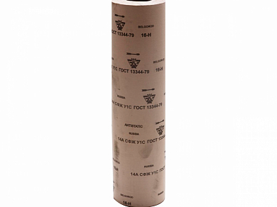 Шлиф-шкурка водостойкая на тканевой основе в рулоне № 16 (Р 80), 3550-016, 800мм x 30м