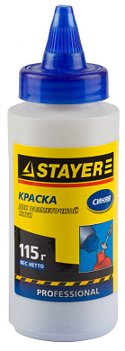 Краска STAYER для разметочной нити, синяя, 115г от компании ПРОМАГ