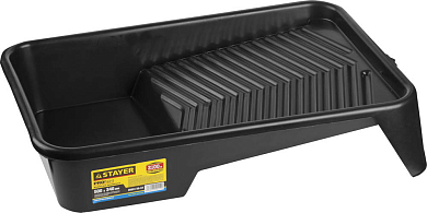 Ванночка STAYER "PROFESSIONAL" малярная пластмассовая, для валиков до 270мм, 50х34см, 2,1л от компании ПРОМАГ