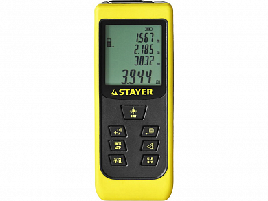 Дальномер STAYER "MASTER" MAX-Control лазерный, 2 точки отсчета, дальность 50м, точность 2мм заказать на isnab.ru