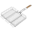 Решетка-гриль GRINDA "BARBECUE", объемная, нержавеющая сталь, 340х260мм