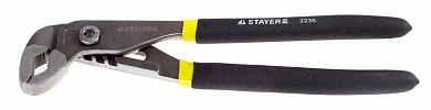 Клещи STAYER "MASTER" HERCULES переставные, хромированное покрытие, двухкомпонентные ручки, 240мм от компании ПРОМАГ