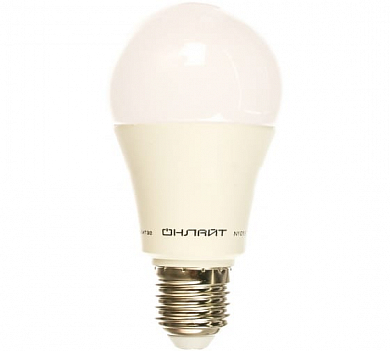 Лампа светодиодная LED 15вт Е27 белый (61150 OLL-A60) ОНЛАЙТ 61150 OLL-A60 