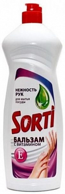 SORTI Средство для мытья посуды Бальзам с Витамином Е 900мл SORTI 4604049095728 