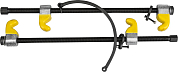 Компрессор KRAFTOOL для пружин, 110-180мм / 400мм KRAFTOOL 1-43379-180 