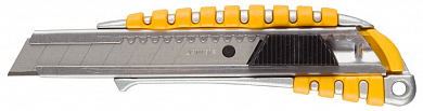 Нож STAYER "MASTER" металлический обрезиненный корпус, автостоп, 18мм  от компании ПРОМАГ