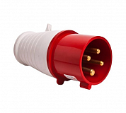 Вилка кабельная 16А 3Р+Е IP44 переносная 380В EKF ps-014-16-380 