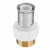 Муфта пресс 32х5/4'НР переходная, ПВДФ белая (17PKW-3207) Henco 17PKW-3207 