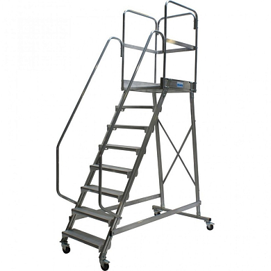 Лестница с площадкой 8 ступ. Krause 820068 