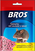 BROS Гранулы от крыс и мышей (пакет) 90 г BROS 5904517081093 
