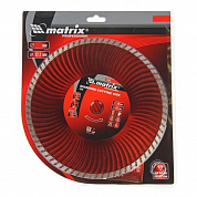 Алмазный диск 150х22,2х2,8мм MATRIX Professional TURBO камень, кирпич, армированный бетон, сухой рез MATRIX 73180 