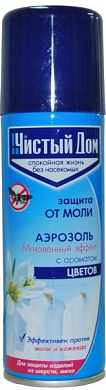ЧИСТЫЙ ДОМ Аэрозоль от моли 150 мл ЧИСТЫЙ ДОМ 4601826008506 