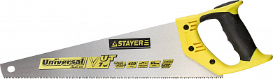 Ножовка универсальная (пила) STAYER Universal 450 мм, 7 TPI, универсальный зуб, рез вдоль и поперек  от компании ПРОМАГ