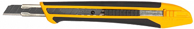 Нож OLFA "Standard Models" с выдвижным лезвием, с противоскользящим покрытием, автофиксатор, 9мм от компании ПРОМАГ