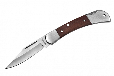 Нож STAYER складной с деревянными вставками, средний от компании ПРОМАГ