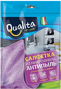 QUALITA Салфетка из микрофибры Антипыль QUALITA 4600999007194 