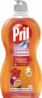 Прил средство для мытья посуды Маракуя и Гибискус 450мл Pril 9000101406580 