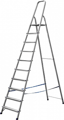 Лестница-стремянка СИБИН алюминиевая, 10 ступеней, 208 см