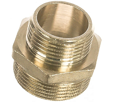 Ниппель НН переходной никелированный 1'1/4 х 1' (SFT-0004-001141) STOUT RG008Q0OCOD9NB 