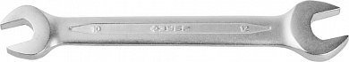 Ключ ЗУБР "ПРОФИ" гаечный рожковый, Cr-V сталь, хромированный, 10х12мм от компании ПРОМАГ